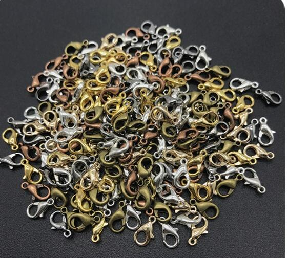 100pcs Lobster Clasps for Bracelets Necklaces 10-18mm - Jeglow store