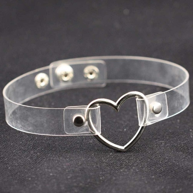 Big Heart Choker Necklace