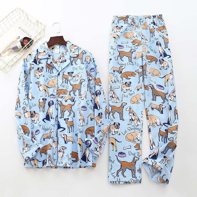 100% Cotton Deer Pajamas Sets - Jeglow store