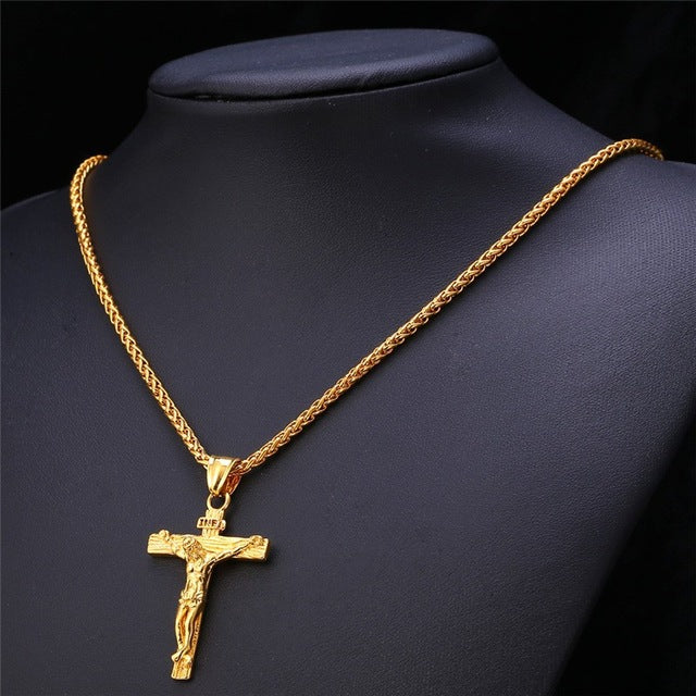 Religious Jesus Cross Necklace - Shopeasywear