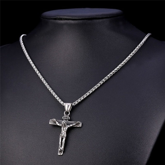 Religious Jesus Cross Necklace - Shopeasywear