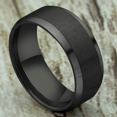 8mm Stainless Steel Ring