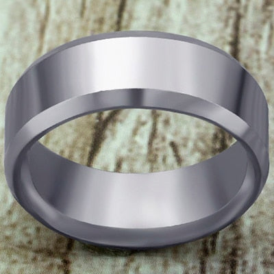 8mm Stainless Steel Ring