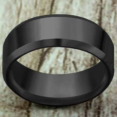 8mm Stainless Steel Ring