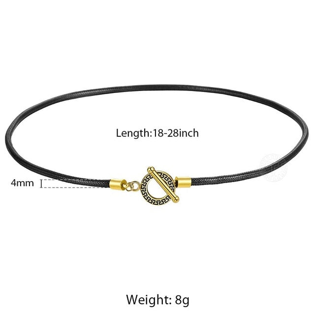 Man-made Leather Necklaces for Men - Shopeasywear