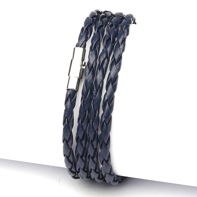 Personalized Color Nylon Magnet Clasp Dating Men's and Women's ID Bracelets Banquet Daily Bracelet - Shopeasywear