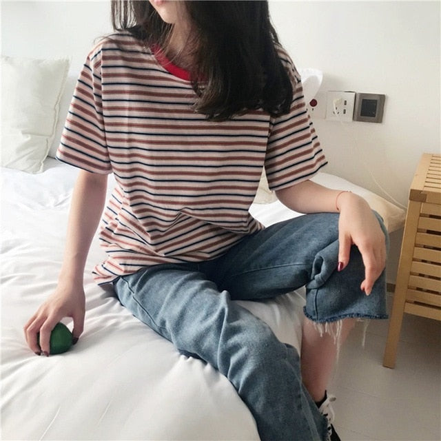 Fashion Crop Top T-shirt for Women