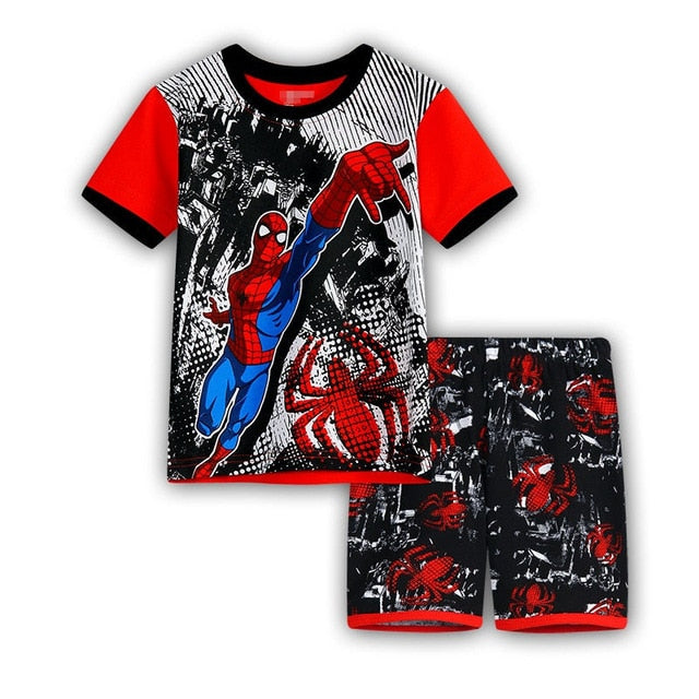 2020 New Kids Boys Girls Short Sleeve Pajamas