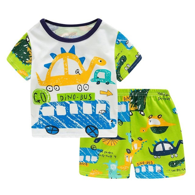 Children Excavator Pajamas For Boys