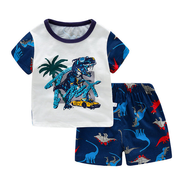 Children Excavator Pajamas For Boys
