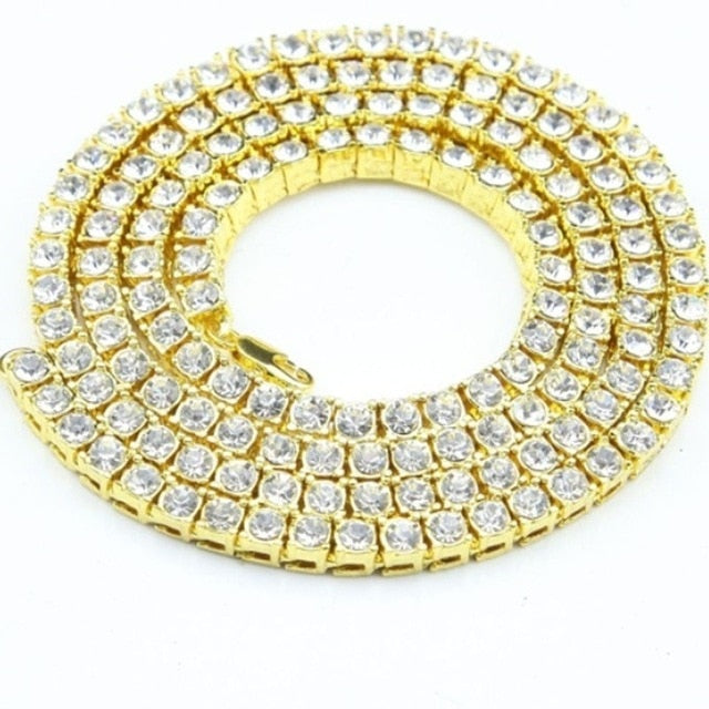 Men Hip Hop Single Layer Necklace - Shopeasywear