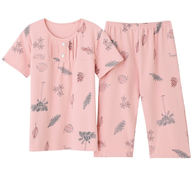 Large Size M-4XL Women Pajamas Sets