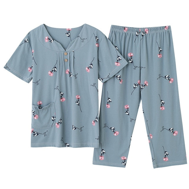 Large Size M-4XL Women Pajamas Sets