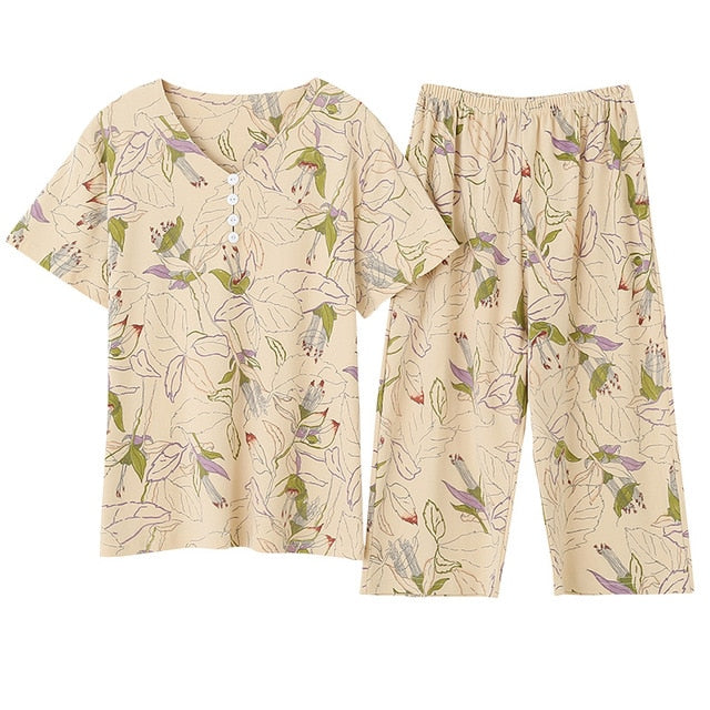 Large Size M-4XL Women Pajamas Sets