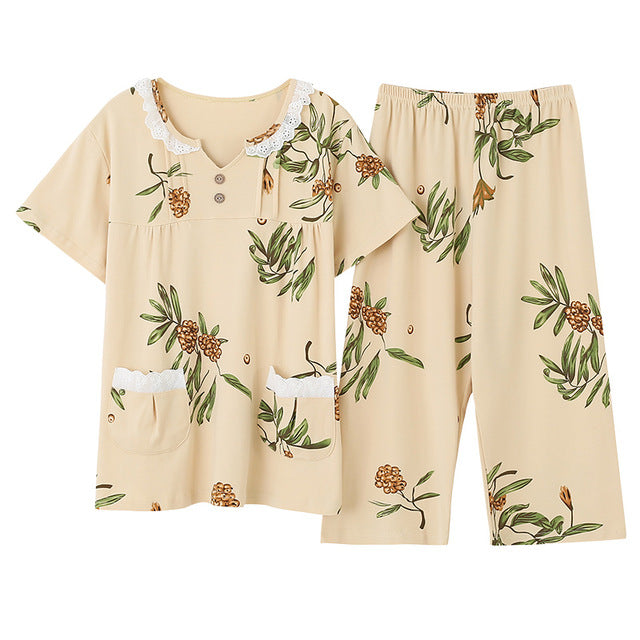 Large Size M-4XL Women Pajamas Sets