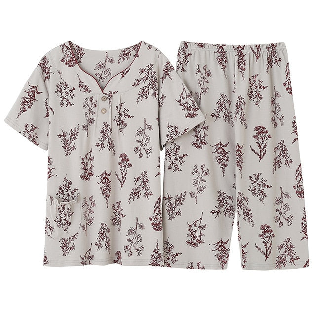 Large Size M-4XL Women Pajamas Sets