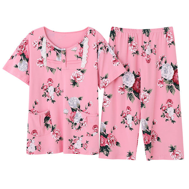 Large Size M-4XL Women Pajamas Sets