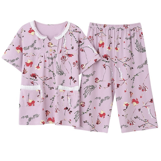 Large Size M-4XL Women Pajamas Sets