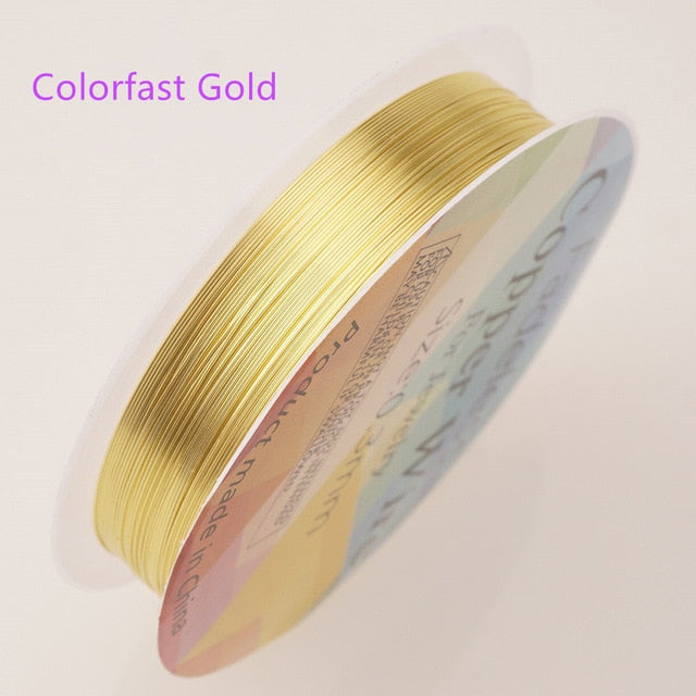 Colorfast Copper Wire For Bracelet Necklace - Shopeasywear