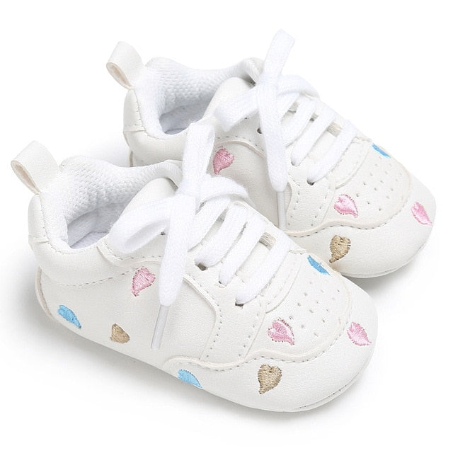 Newborn Print Heart Star Baby Sneaker
