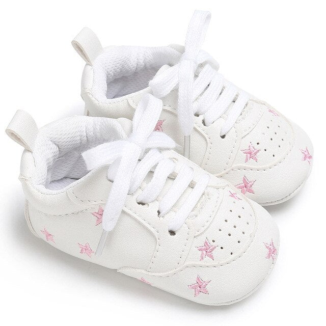 Newborn Print Heart Star Baby Sneaker
