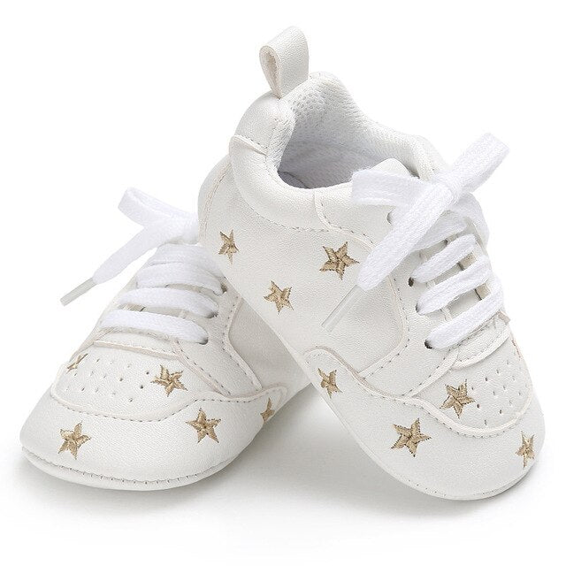 Newborn Print Heart Star Baby Sneaker