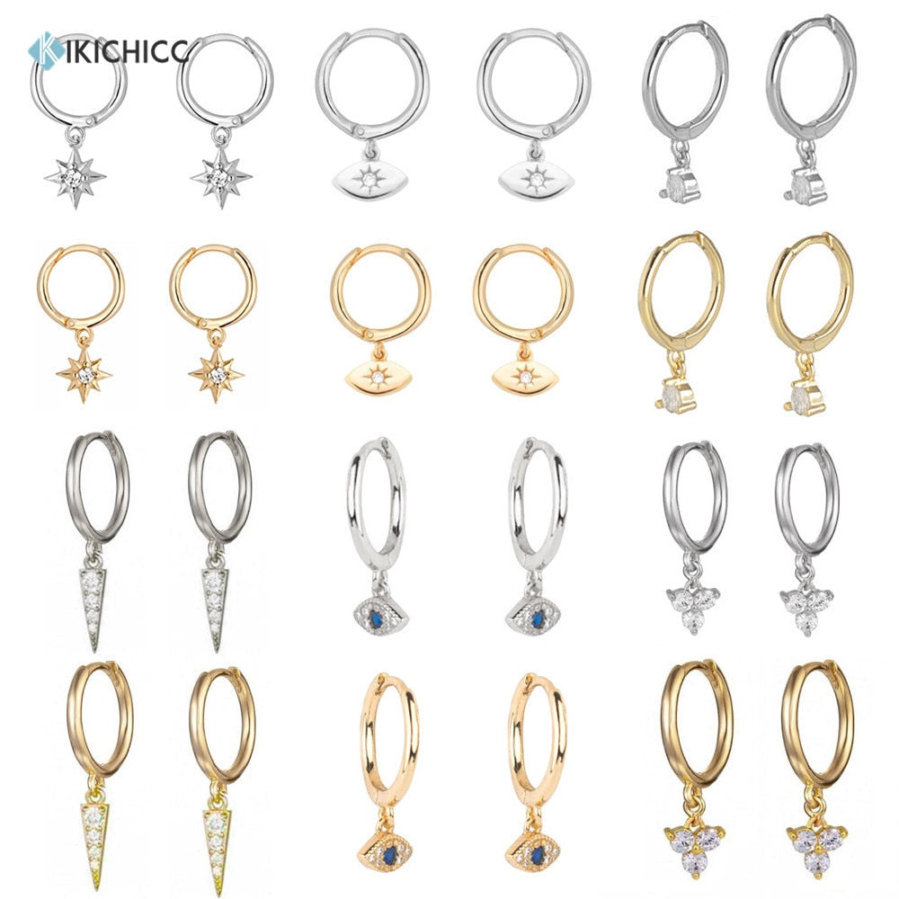 Huggies Circle Drop Earring - Shopeasywear