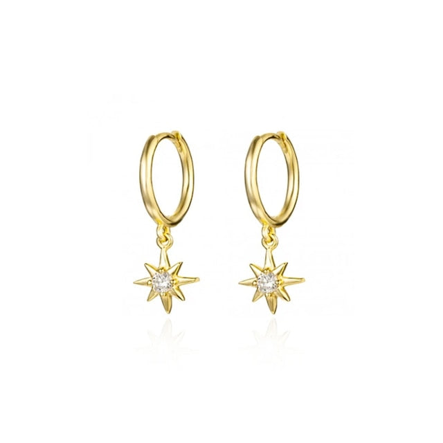 Huggies Circle Drop Earring - Shopeasywear