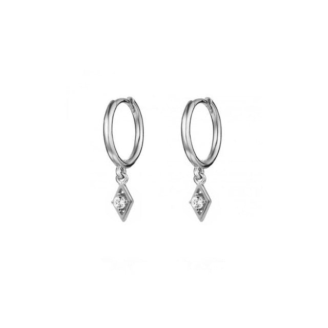 Huggies Circle Drop Earring - Shopeasywear