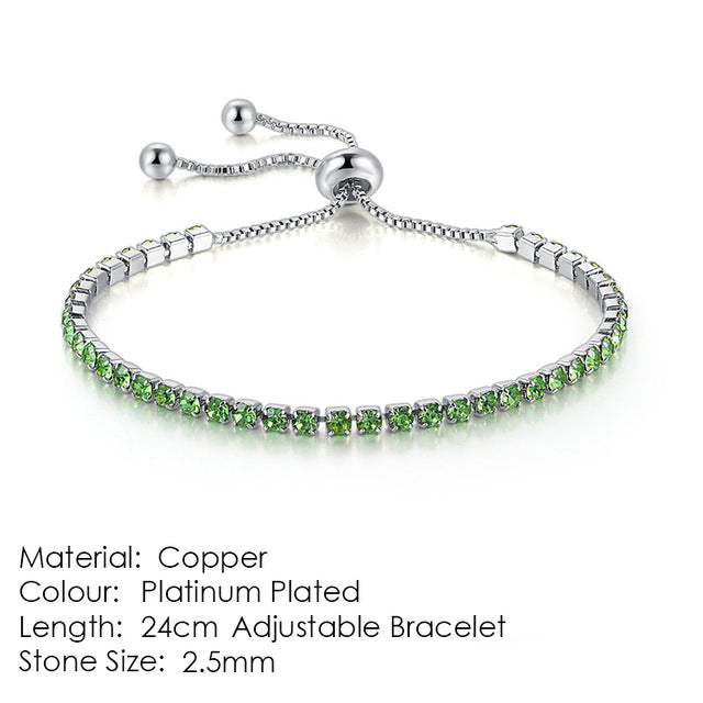 ZHOUYANG Bracelet For Women Luxury Style 4 Color 4 Claws Mosaic Cubic Zirconia Silver Color Fashion Jewelry Gift H095 - Shopeasywear