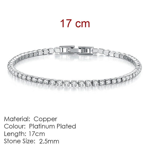 ZHOUYANG Bracelet For Women Luxury Style 4 Color 4 Claws Mosaic Cubic Zirconia Silver Color Fashion Jewelry Gift H095 - Shopeasywear
