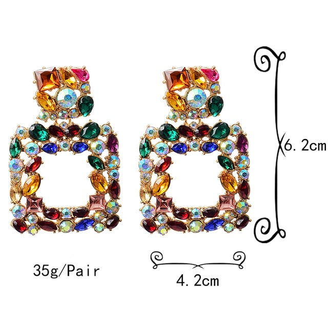 Hollowed-out Hanging Colorful Crystals - Shopeasywear