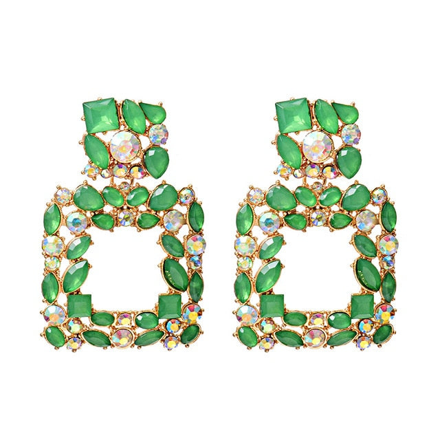 Hollowed-out Hanging Colorful Crystals - Shopeasywear