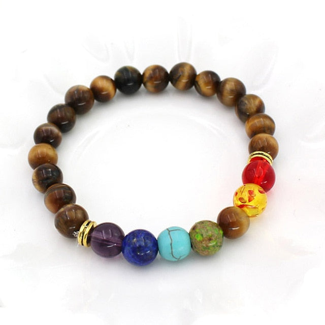 Natural Lava Stone Beaded Bracelet - Shopeasywear