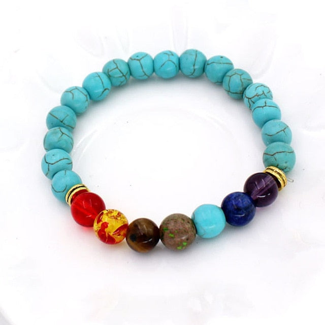Natural Lava Stone Beaded Bracelet - Shopeasywear
