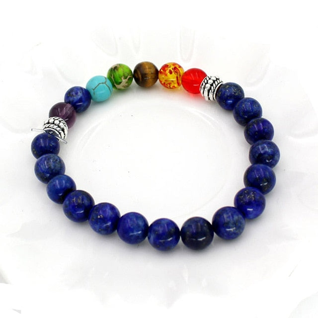 Natural Lava Stone Beaded Bracelet - Shopeasywear