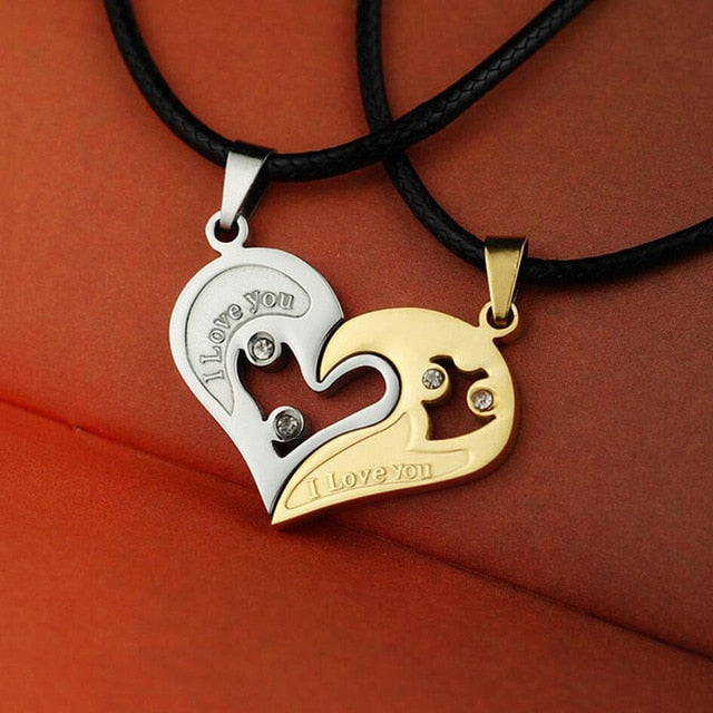 Heart Shape I Love You Necklace - Shopeasywear