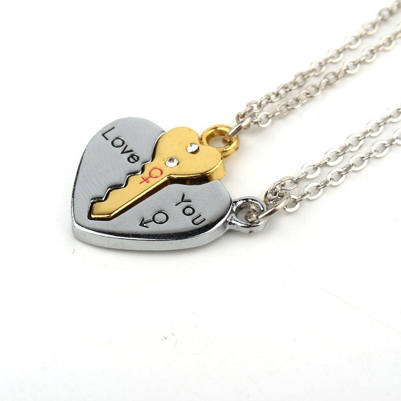 Sliver Broken Heart Necklace - Shopeasywear