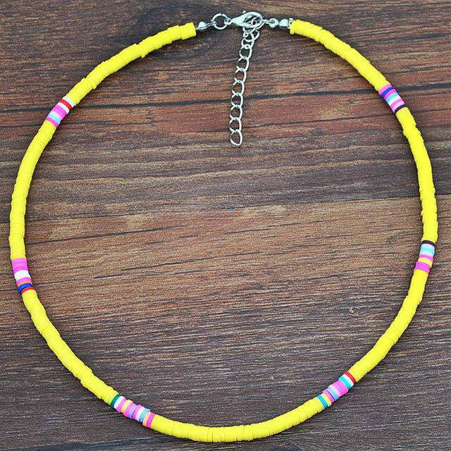 20 Colors Polymer Clay Necklace