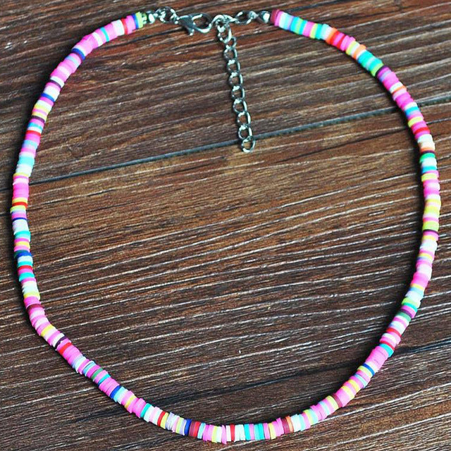 20 Colors Polymer Clay Necklace