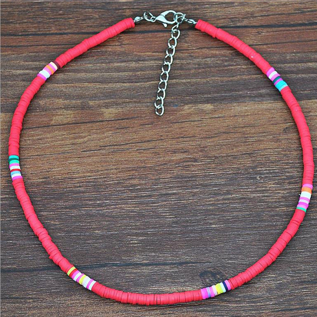 20 Colors Polymer Clay Necklace