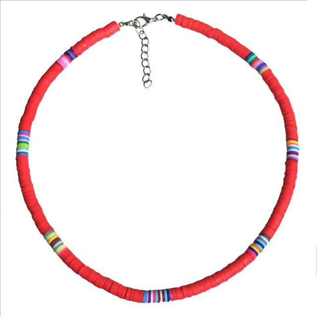 20 Colors Polymer Clay Necklace