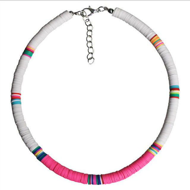 20 Colors Polymer Clay Necklace