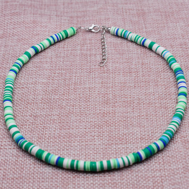 20 Colors Polymer Clay Necklace