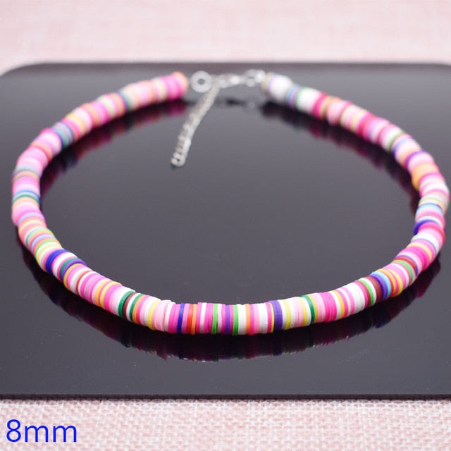 20 Colors Polymer Clay Necklace