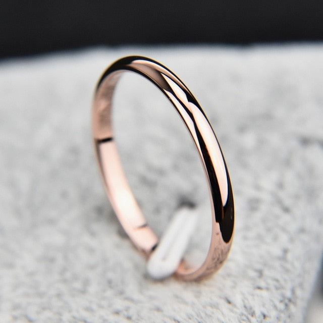 Simple Wedding Couples Rings - Shopeasywear