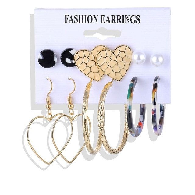 Fashion elegant pearl long earrings - Shopeasywear