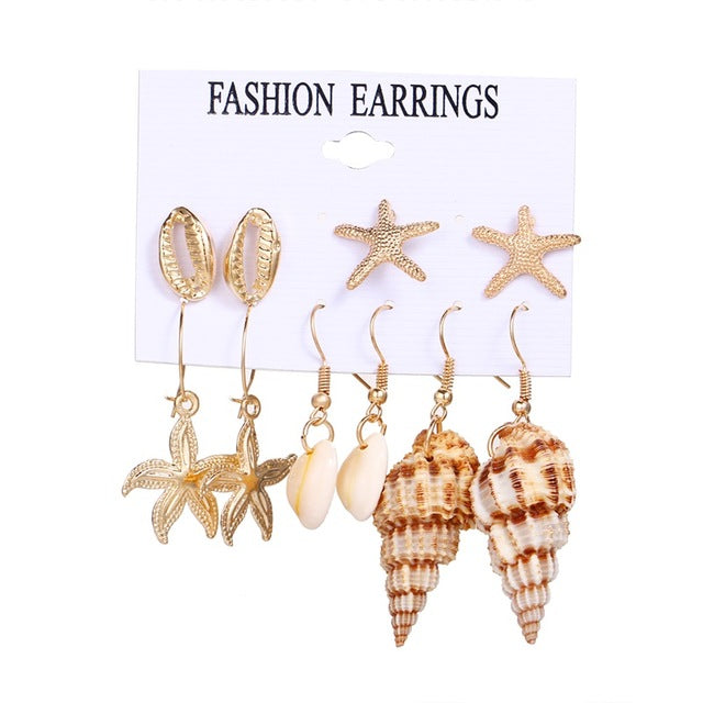 Fashion elegant pearl long earrings - Shopeasywear
