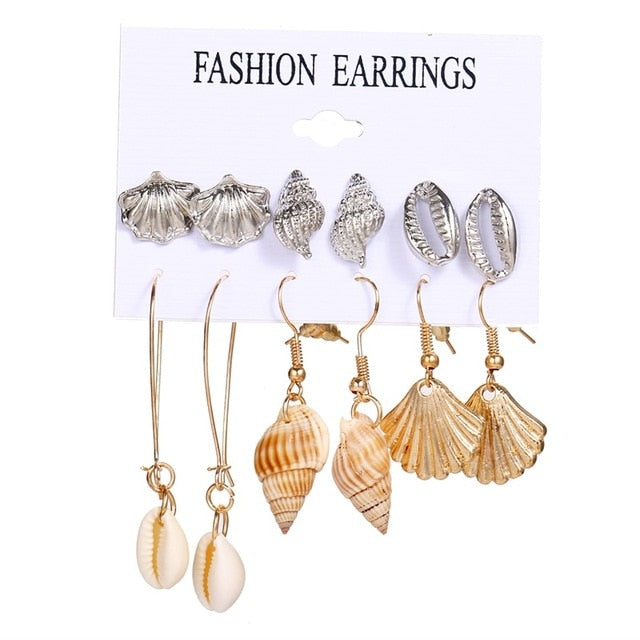 Fashion elegant pearl long earrings - Shopeasywear