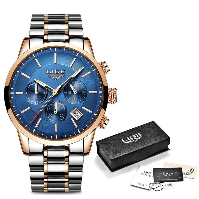 Full Steel Analog Quartz Watch - Shopeasywear